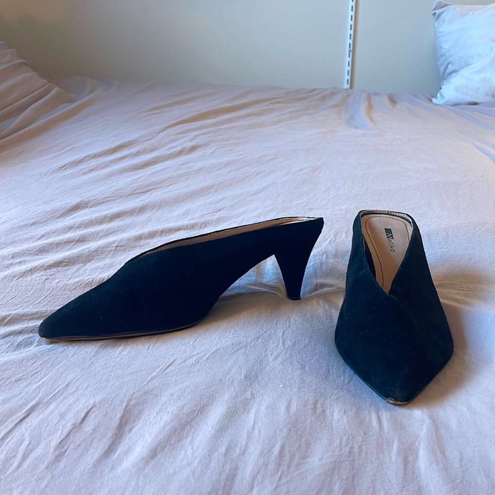 Matiko Black Kitten Heels